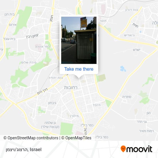 הרצוג/ויצמן map