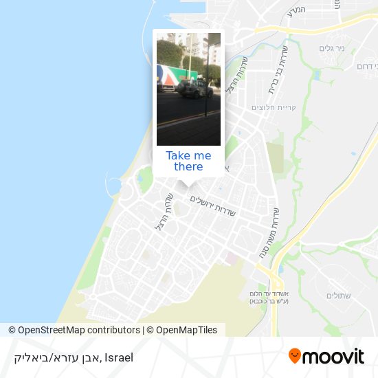 אבן עזרא/ביאליק map