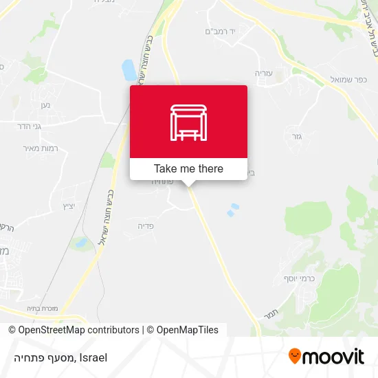 Карта מסעף פתחיה