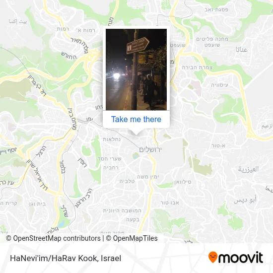 HaNevi'im/HaRav Kook map