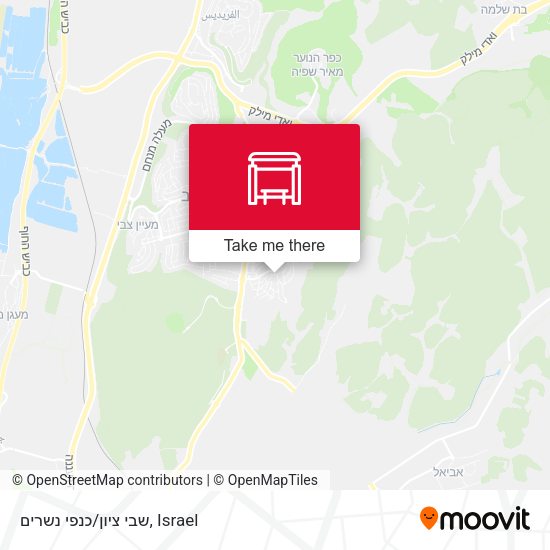 שבי ציון/כנפי נשרים map
