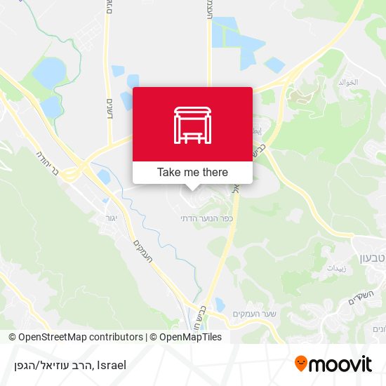 הרב עוזיאל/הגפן map
