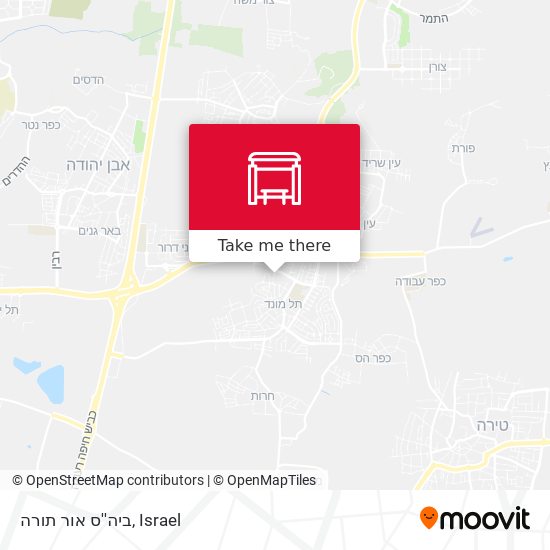 ביה''ס אור תורה map