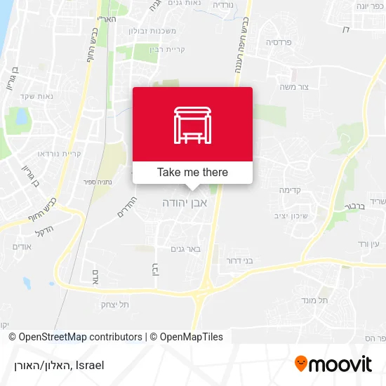 Карта האלון/האורן