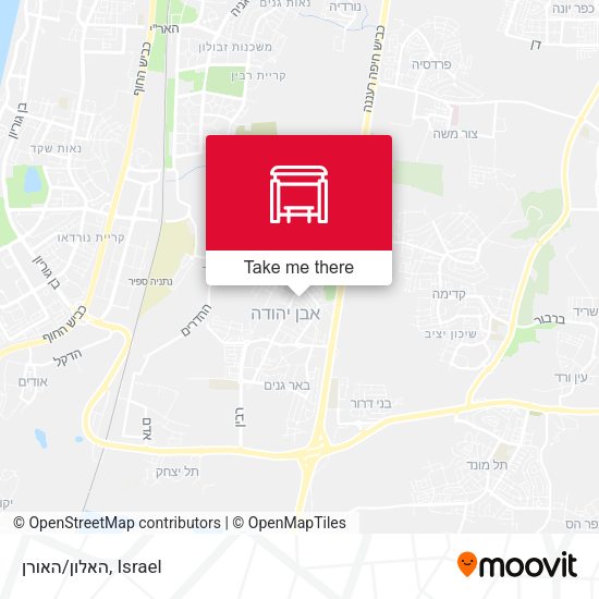 Карта האלון/האורן