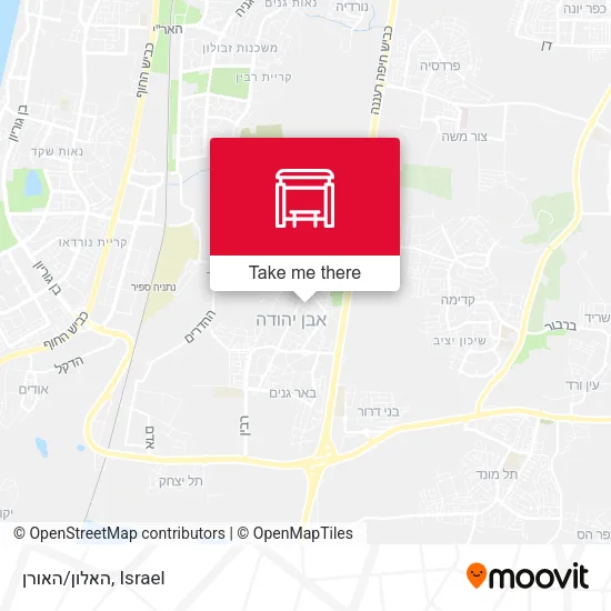 Карта האלון/האורן