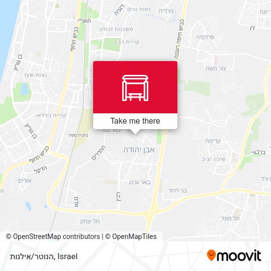 הנוטר/אילנות map