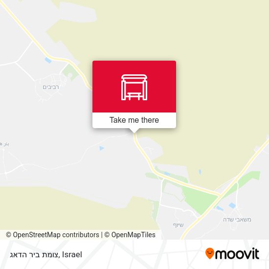 צומת ביר הדאג map