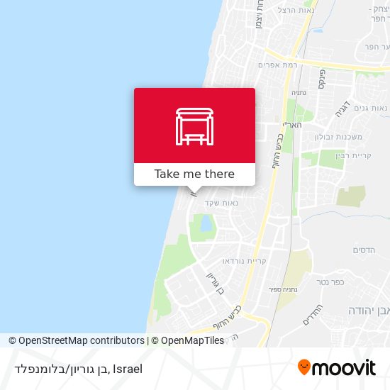 בן גוריון/בלומנפלד map