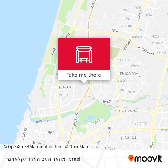 מוזאון העם היהודי/קלאוזנר map