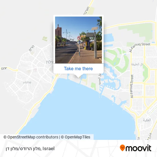 Карта מלון הרודס/מלון דן