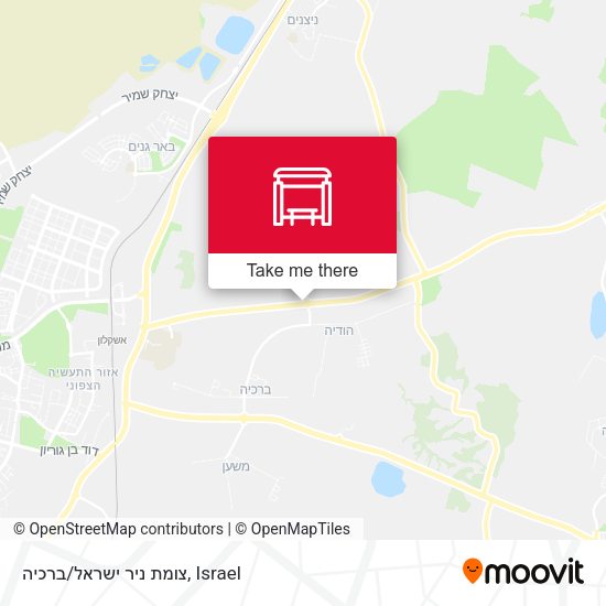 צומת ניר ישראל/ברכיה map