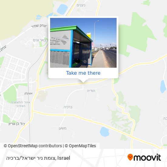 צומת ניר ישראל/ברכיה map