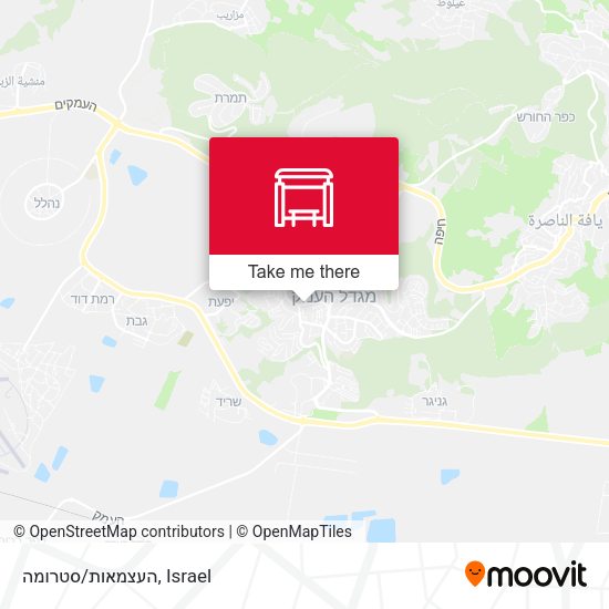 העצמאות/סטרומה map