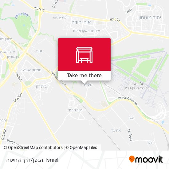 הגפן/דרך החיטה map