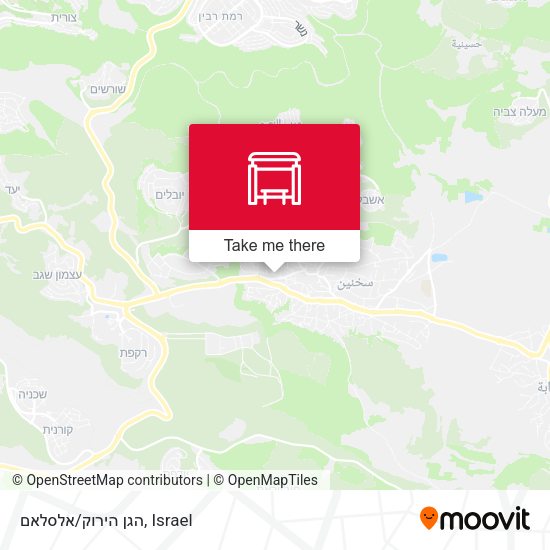 הגן הירוק/אלסלאם map