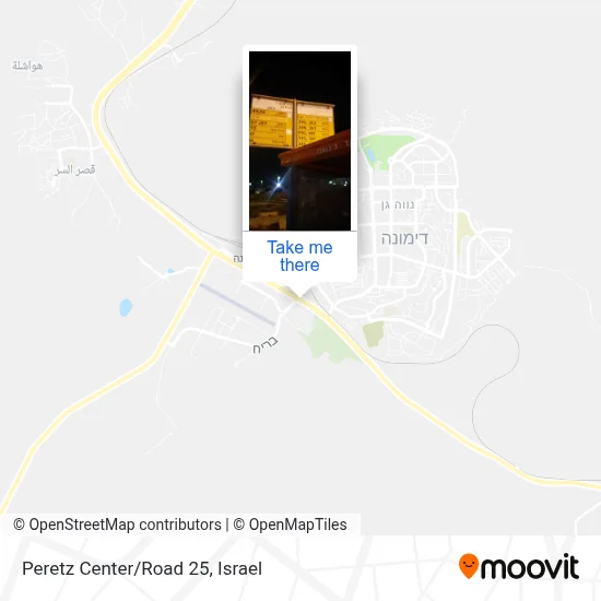 Peretz Center/Road 25 map