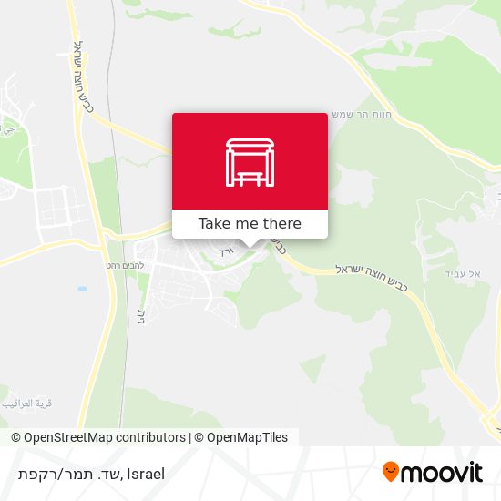 שד. תמר/רקפת map