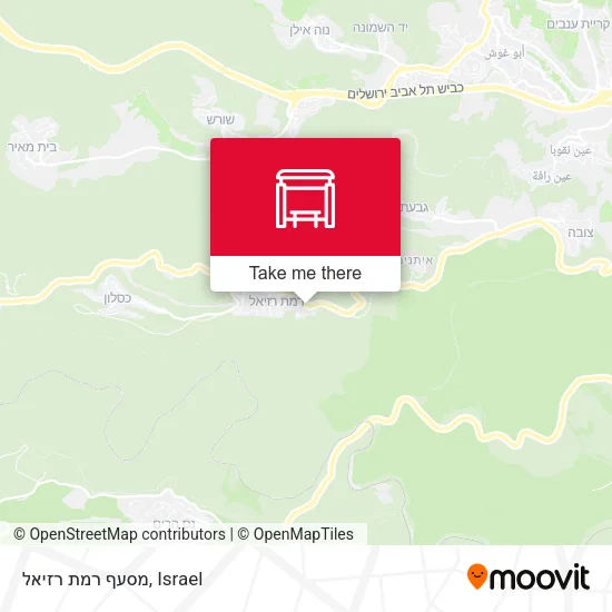 מסעף רמת רזיאל map