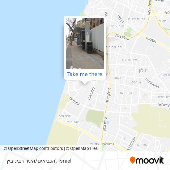 הנביאים/השר רבינוביץ' map