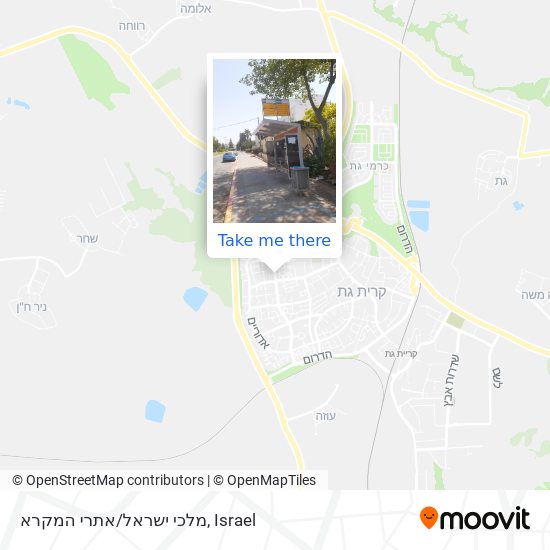 Карта מלכי ישראל/אתרי המקרא