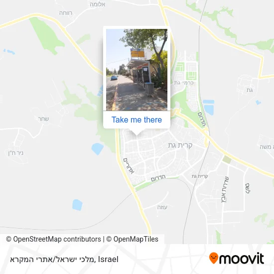Карта מלכי ישראל/אתרי המקרא
