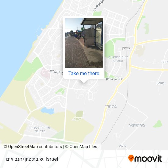 שיבת ציון/הנביאים map