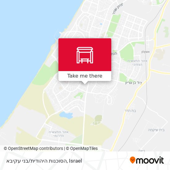 הסוכנות היהודית/בני עקיבא map