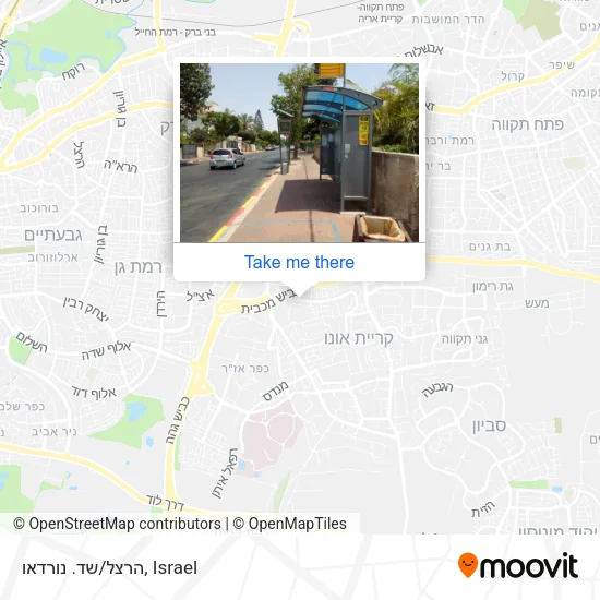 Карта הרצל/שד. נורדאו