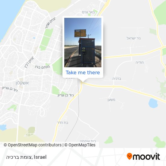 צומת ברכיה map