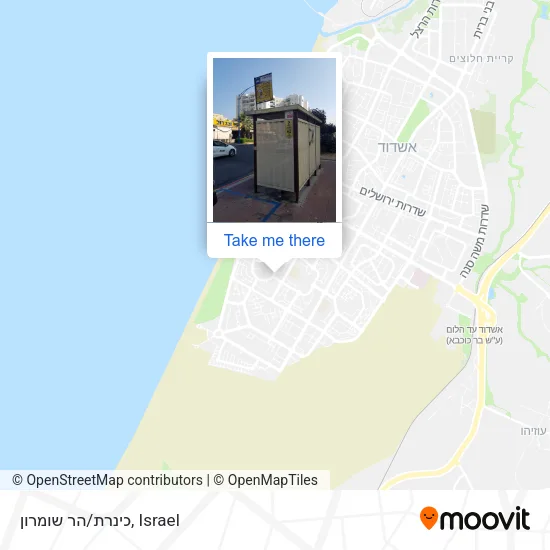Карта כינרת/הר שומרון
