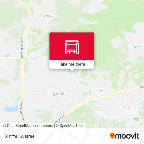 Карта עין ורדה א