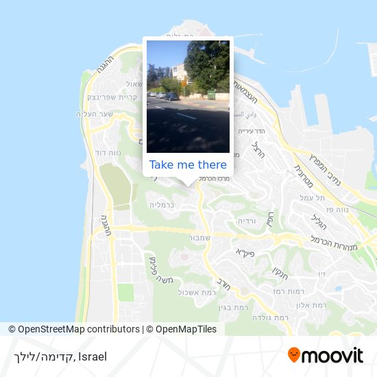 קדימה/לילך map