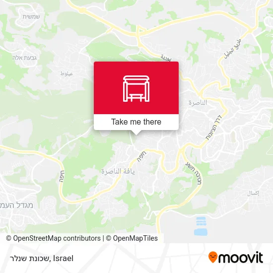 Карта שכונת שנלר