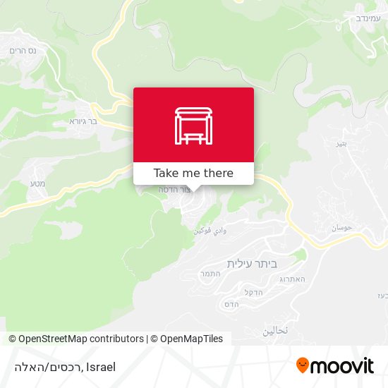 רכסים/האלה map
