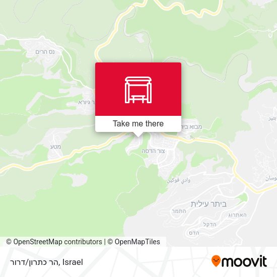 Карта הר כתרון/דרור