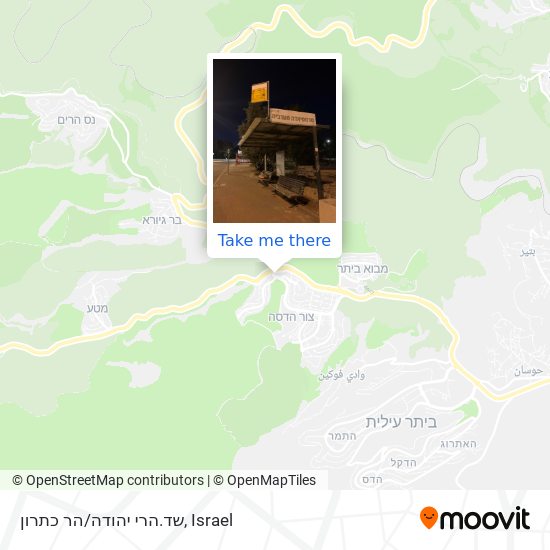 שד.הרי יהודה/הר כתרון map