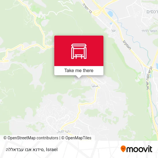Карта סידנא אבו עבדאללה