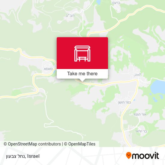 נחל צבעון map