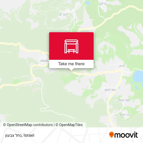 Карта נחל צבעון