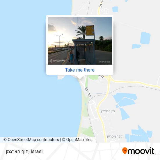 חוף הארגמן map