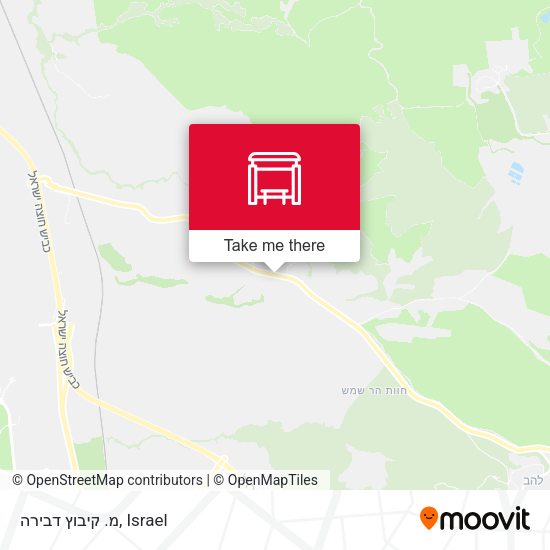 מ. קיבוץ דבירה map