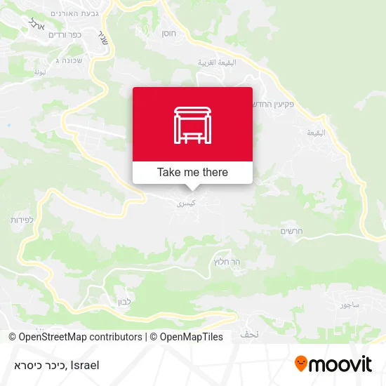 Карта כיכר כיסרא