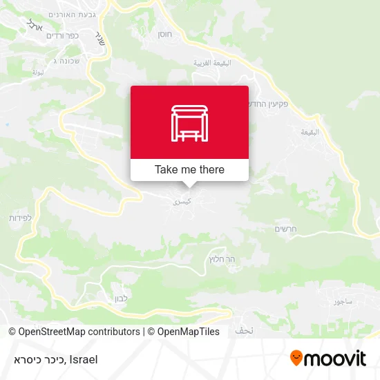 Карта כיכר כיסרא