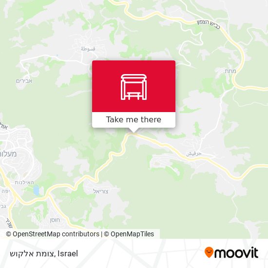 צומת אלקוש map