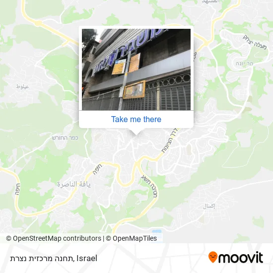 תחנה מרכזית נצרת map