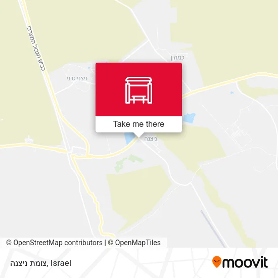 Карта צומת ניצנה