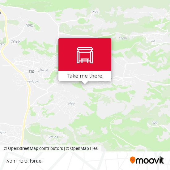 כיכר ירכא map