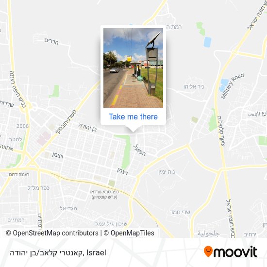 קאנטרי קלאב/בן יהודה map