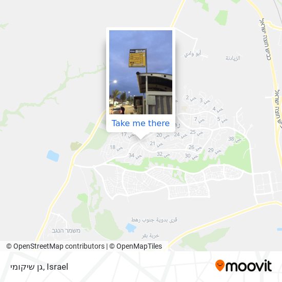 גן שיקומי map